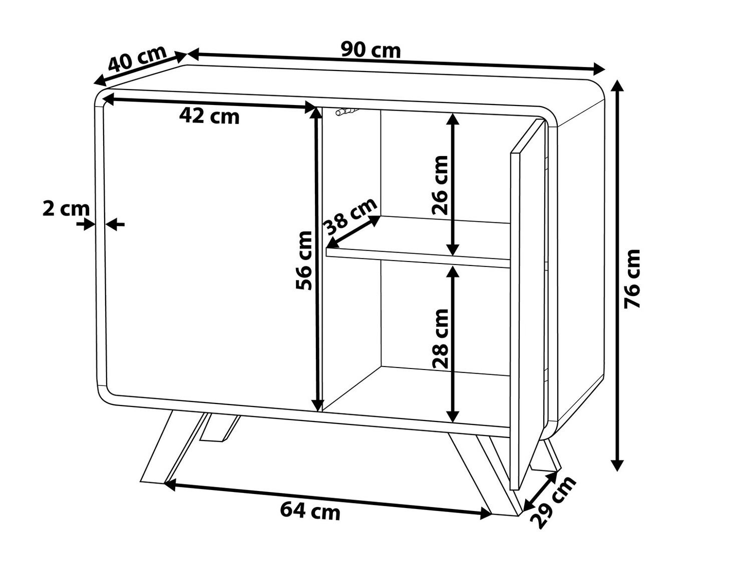 Шкафчик Berwyn 448
