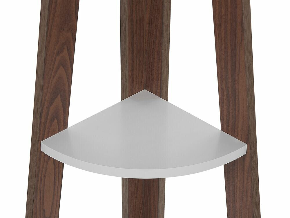 Stūra plaukts Berwyn 451 (Tumšs koks + Balts)