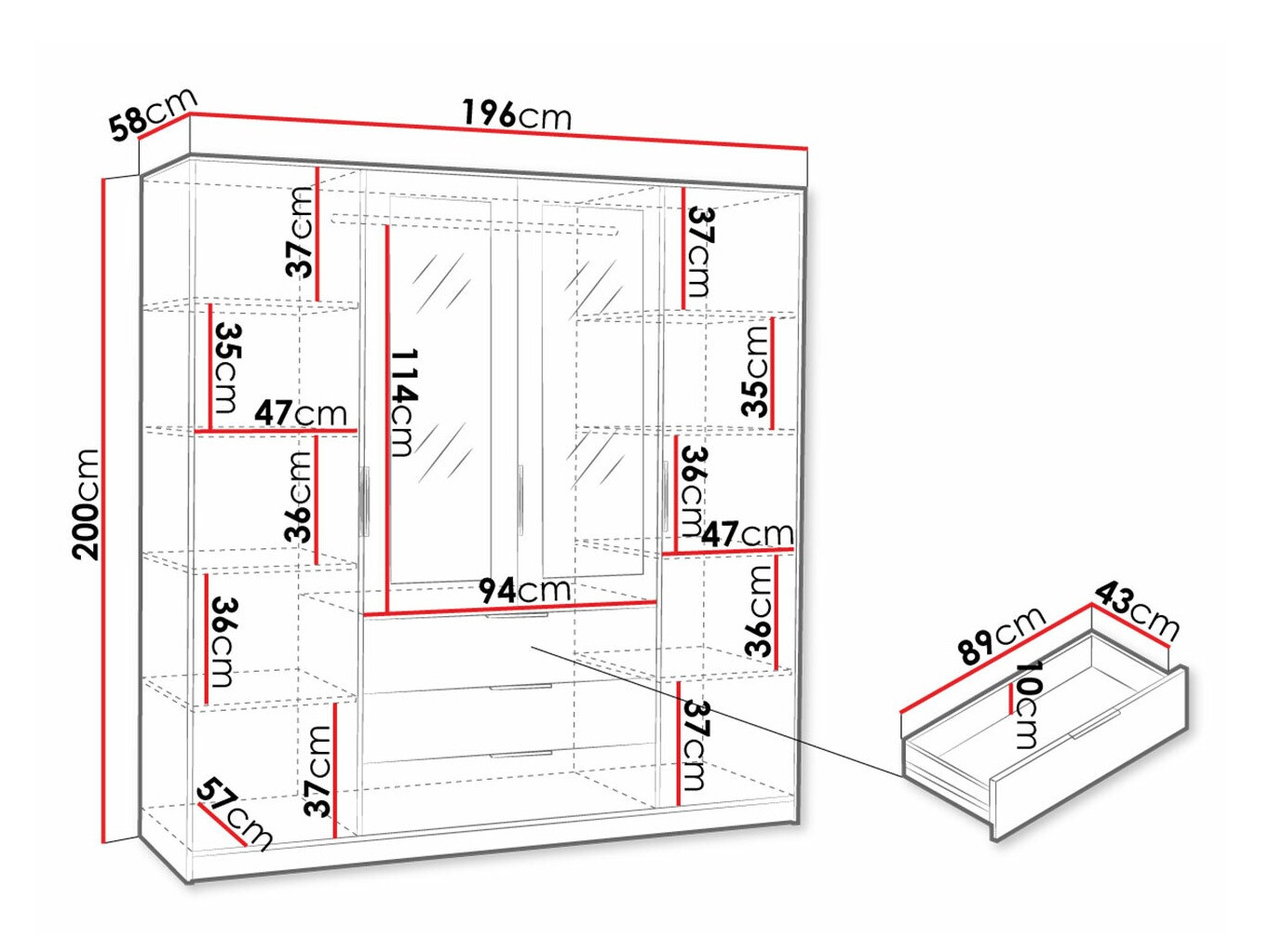 Шкаф Ophdome 105