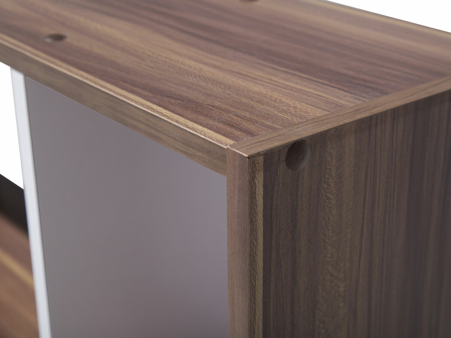 Plaukts Berwyn 480 (Tumšs koks + Balts)