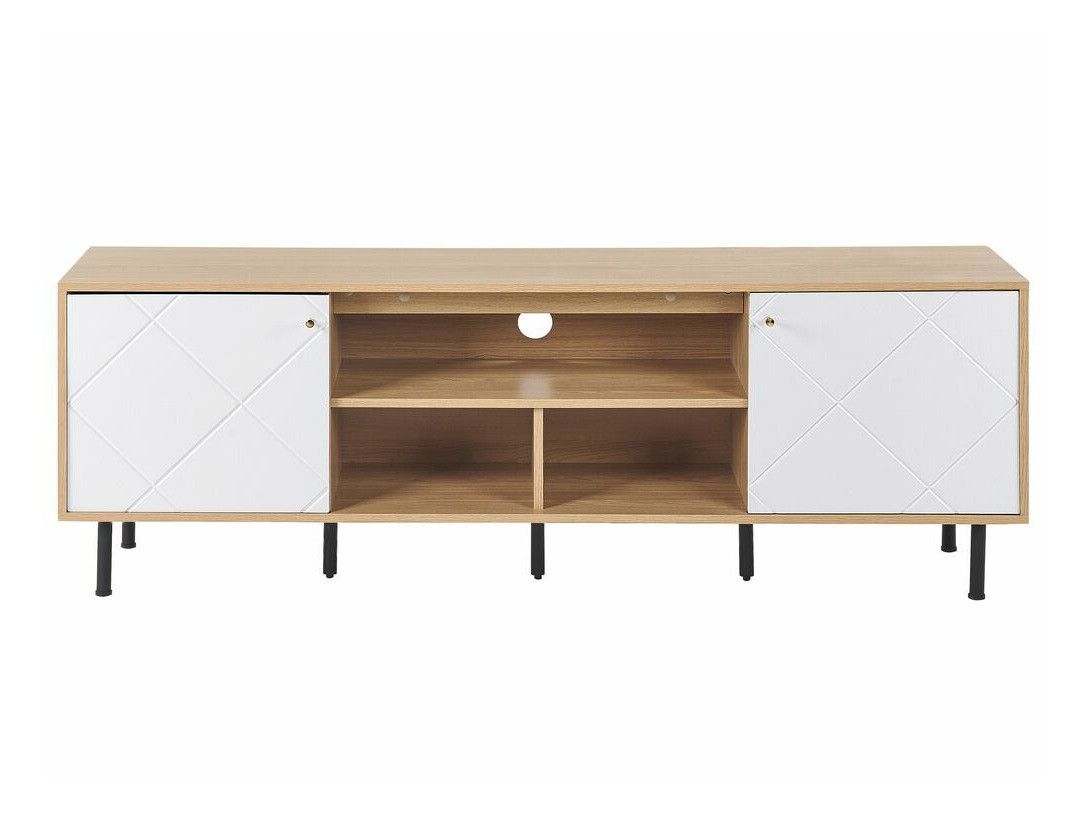 TV galds Berwyn 490 (Gaišs koks + Balts)