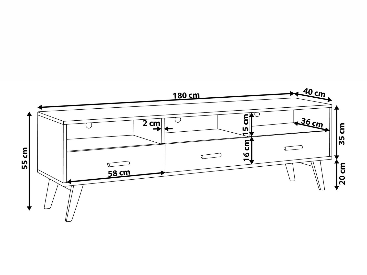 ТВ тумба Berwyn 481