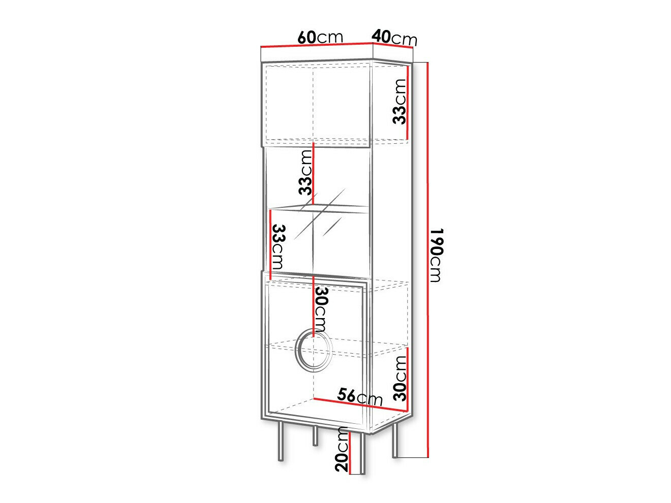 Стеллаж Domromi 104