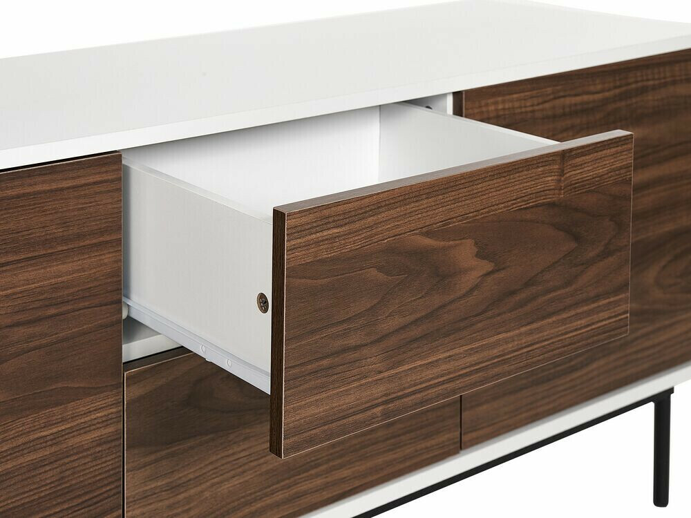 Kомод Berwyn 520 (Белый + Темное дерево)