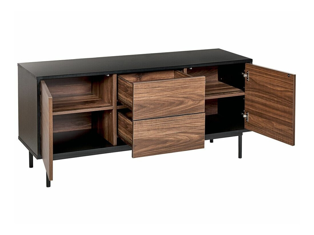 Kомод Berwyn 520 (Чёрный + Темное дерево)