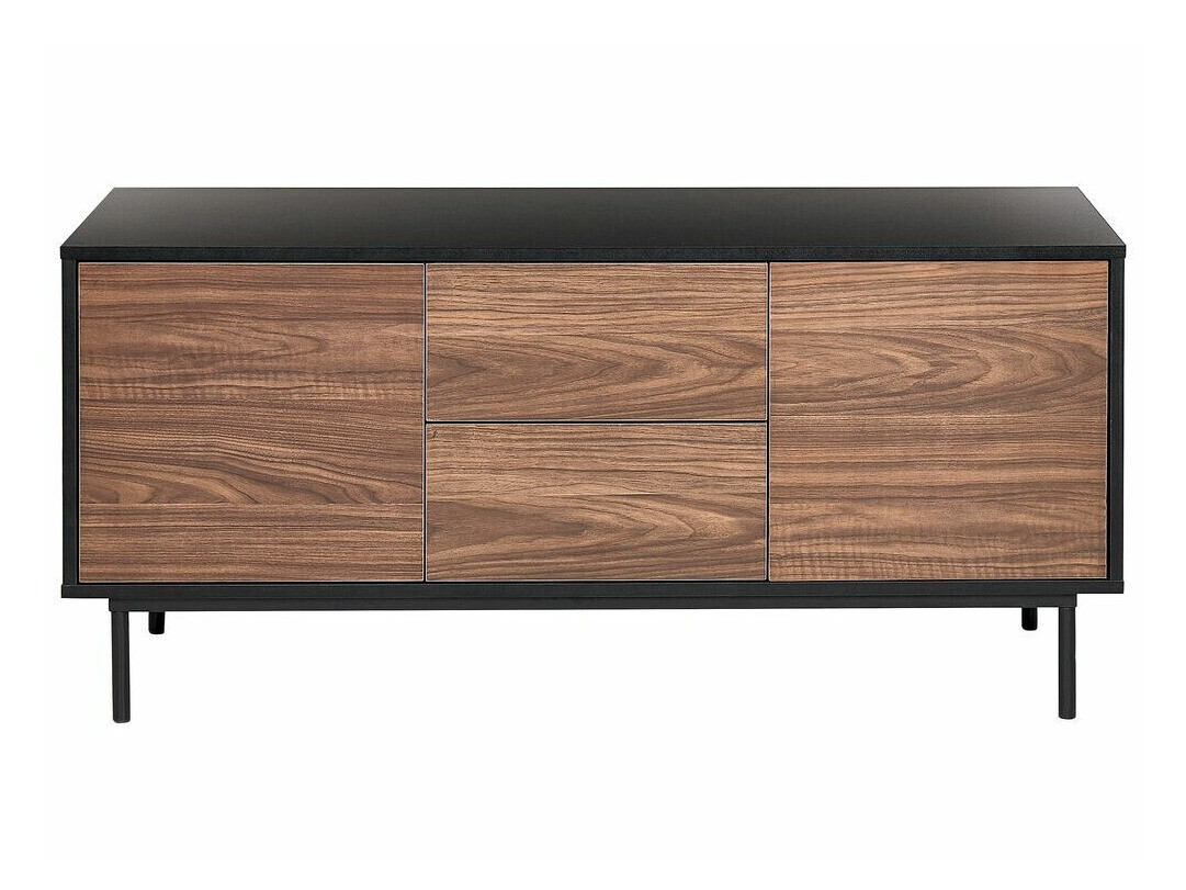 Kомод Berwyn 520 (Чёрный + Темное дерево)