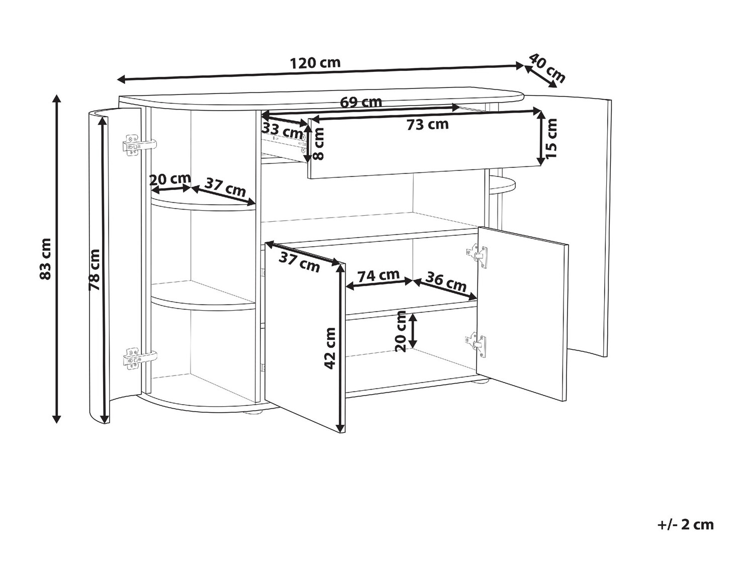 Kомод Berwyn 523