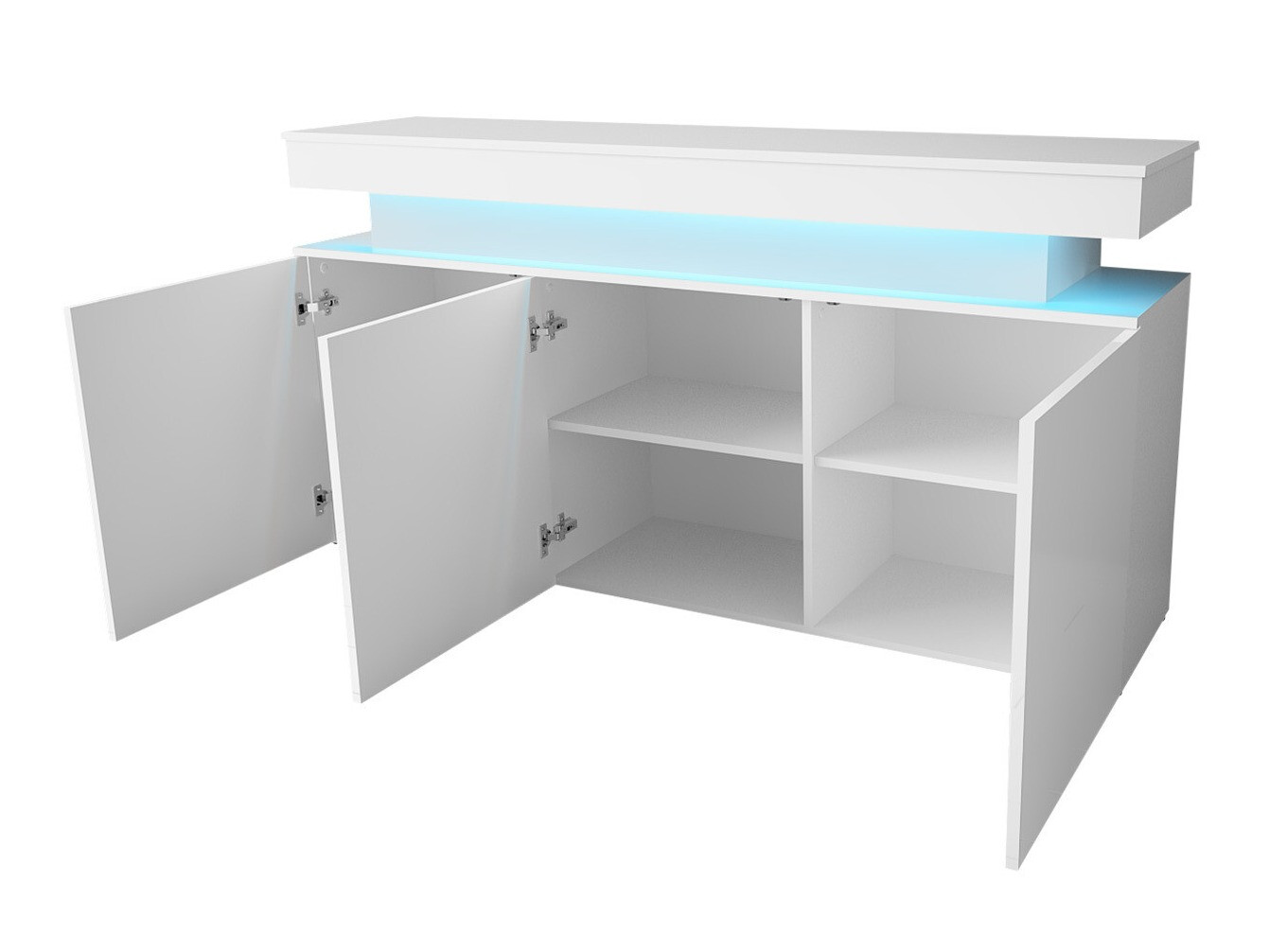 Набор для гостиной Monfero 106 (Чёрный + Глянцевый черный)