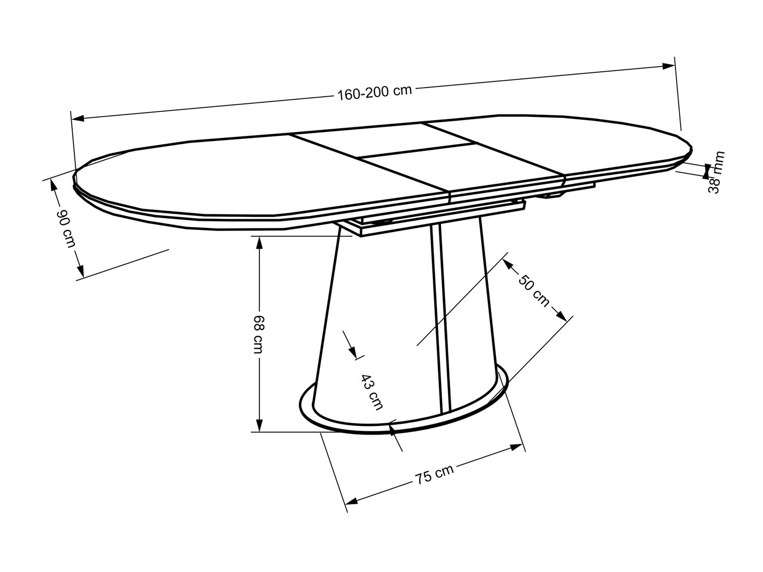 Обеденный гарнитур Houston 1577
