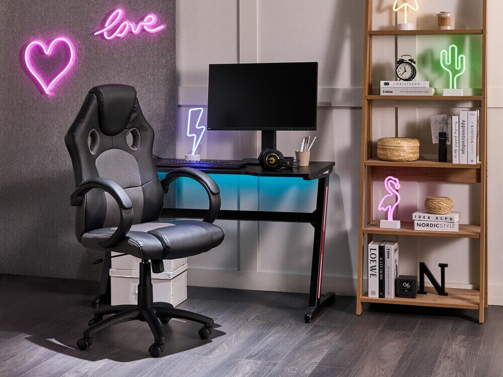 Spēļu krēsls Berwyn 525 (Pelēks)