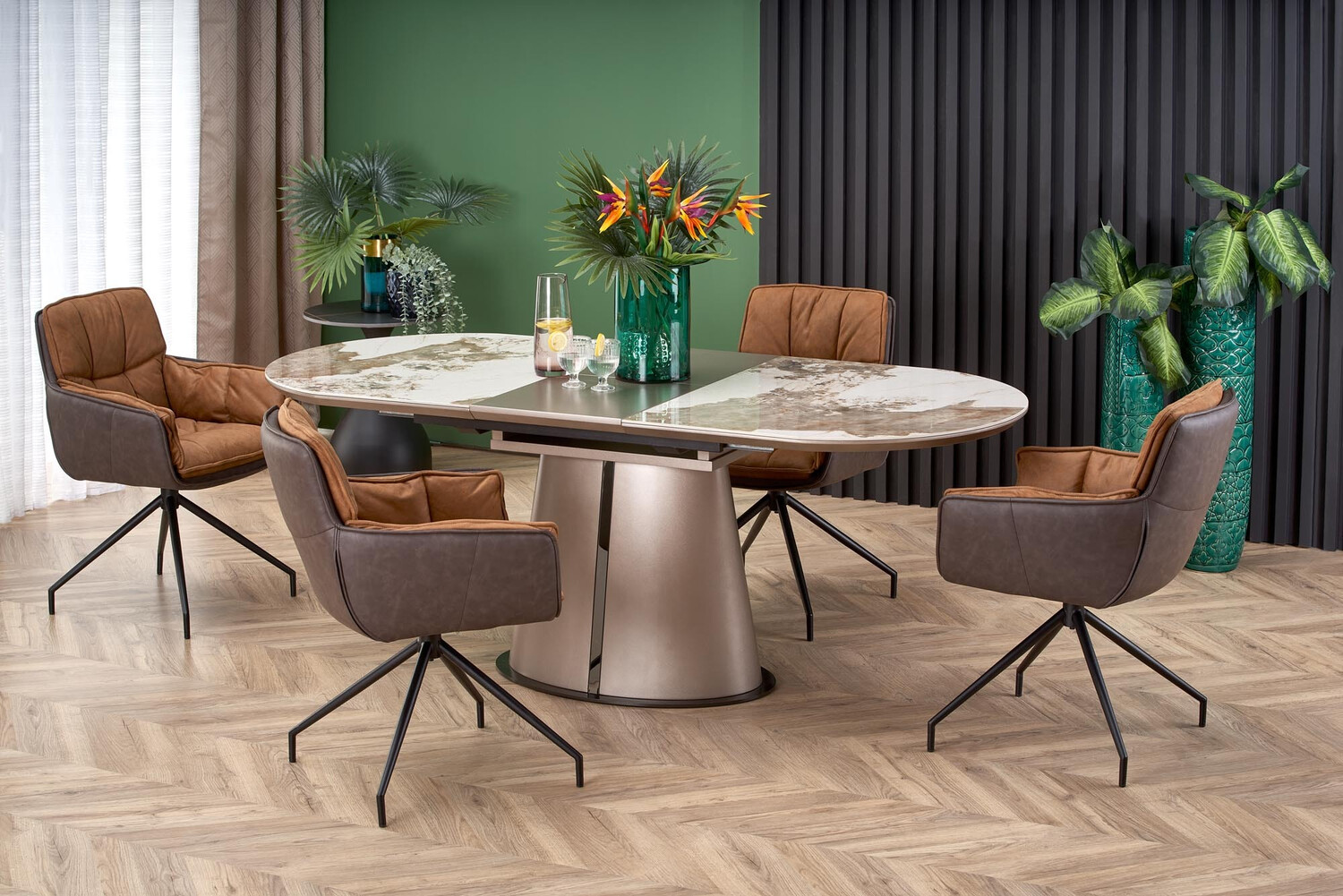 Krēsls Houston 1548 (Brūns + Tumši brūns)