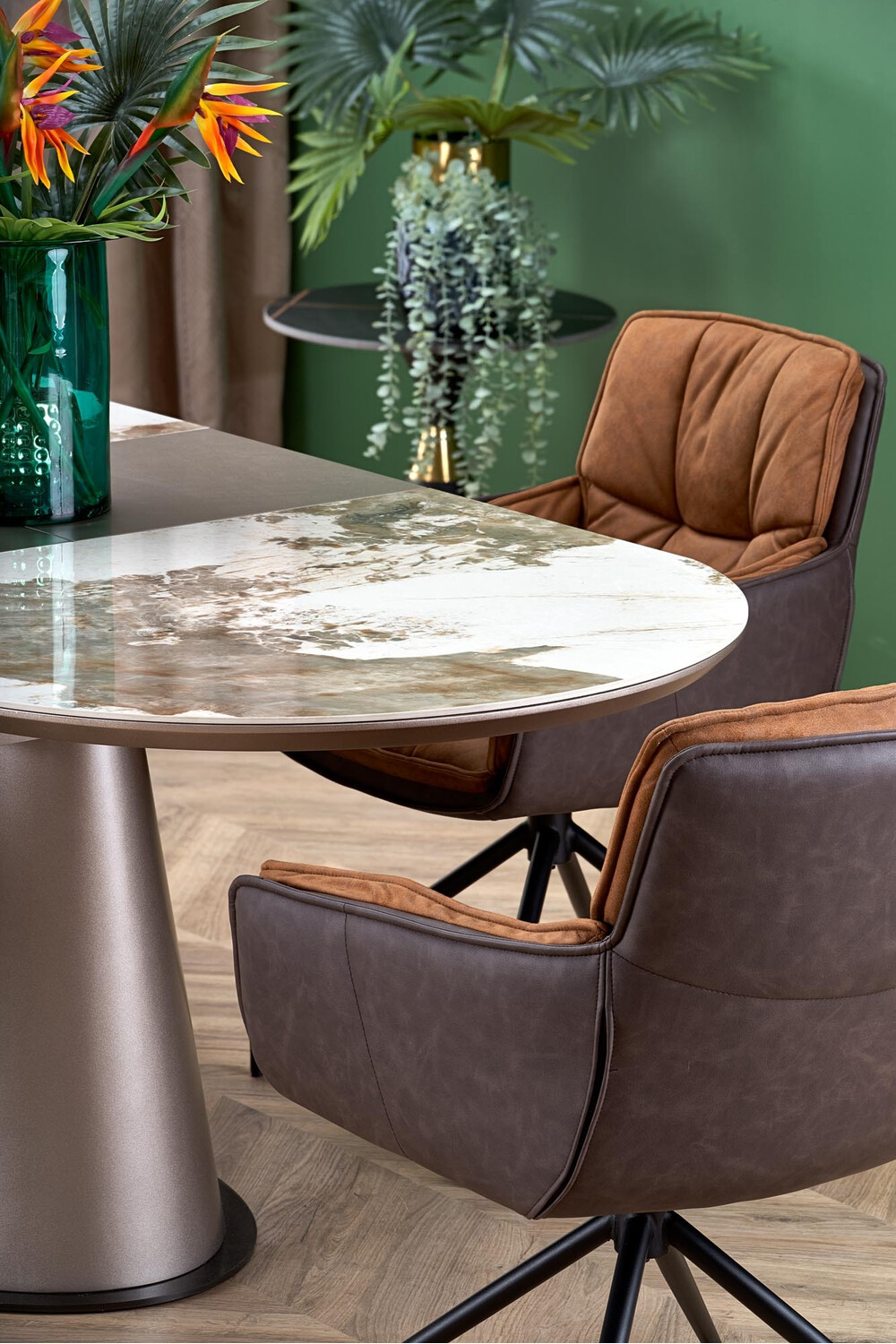 Krēsls Houston 1548 (Brūns + Tumši brūns)