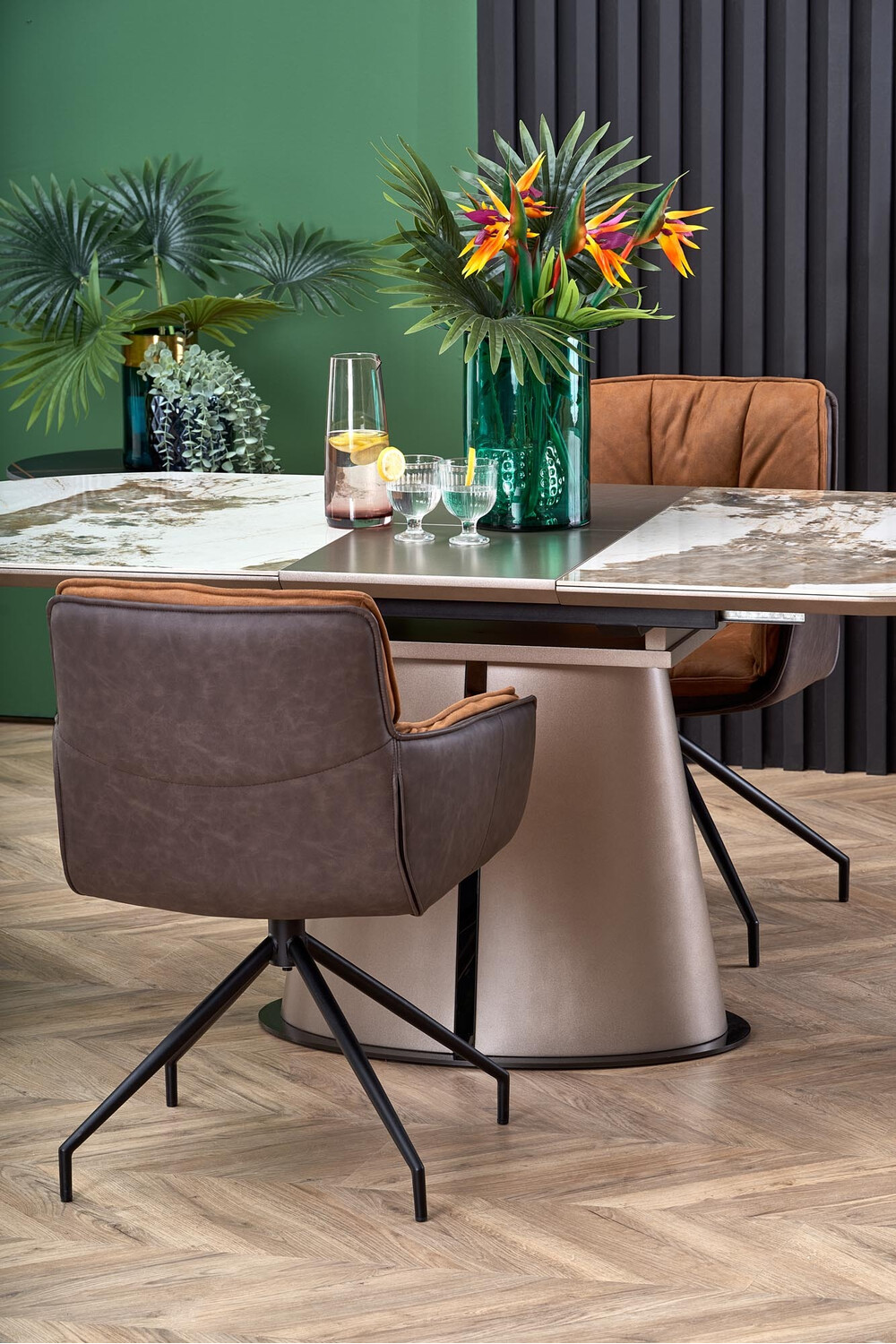 Krēsls Houston 1548 (Brūns + Tumši brūns)