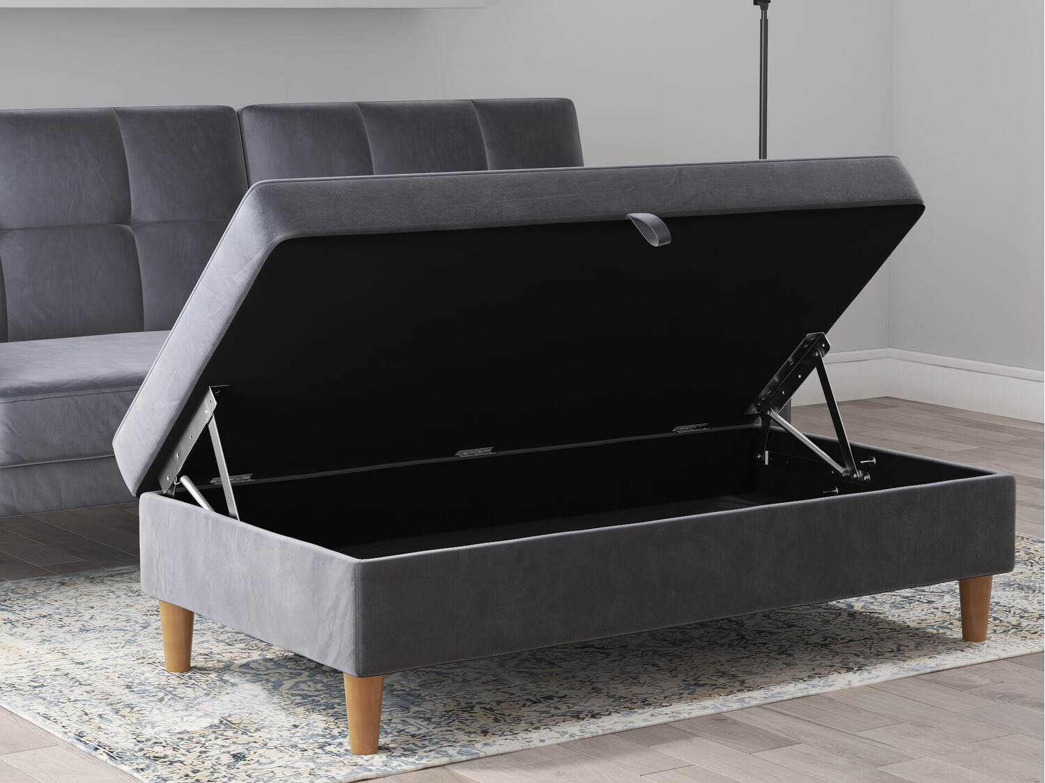 Mīkstais sols Denton 1180 (Pelēks)