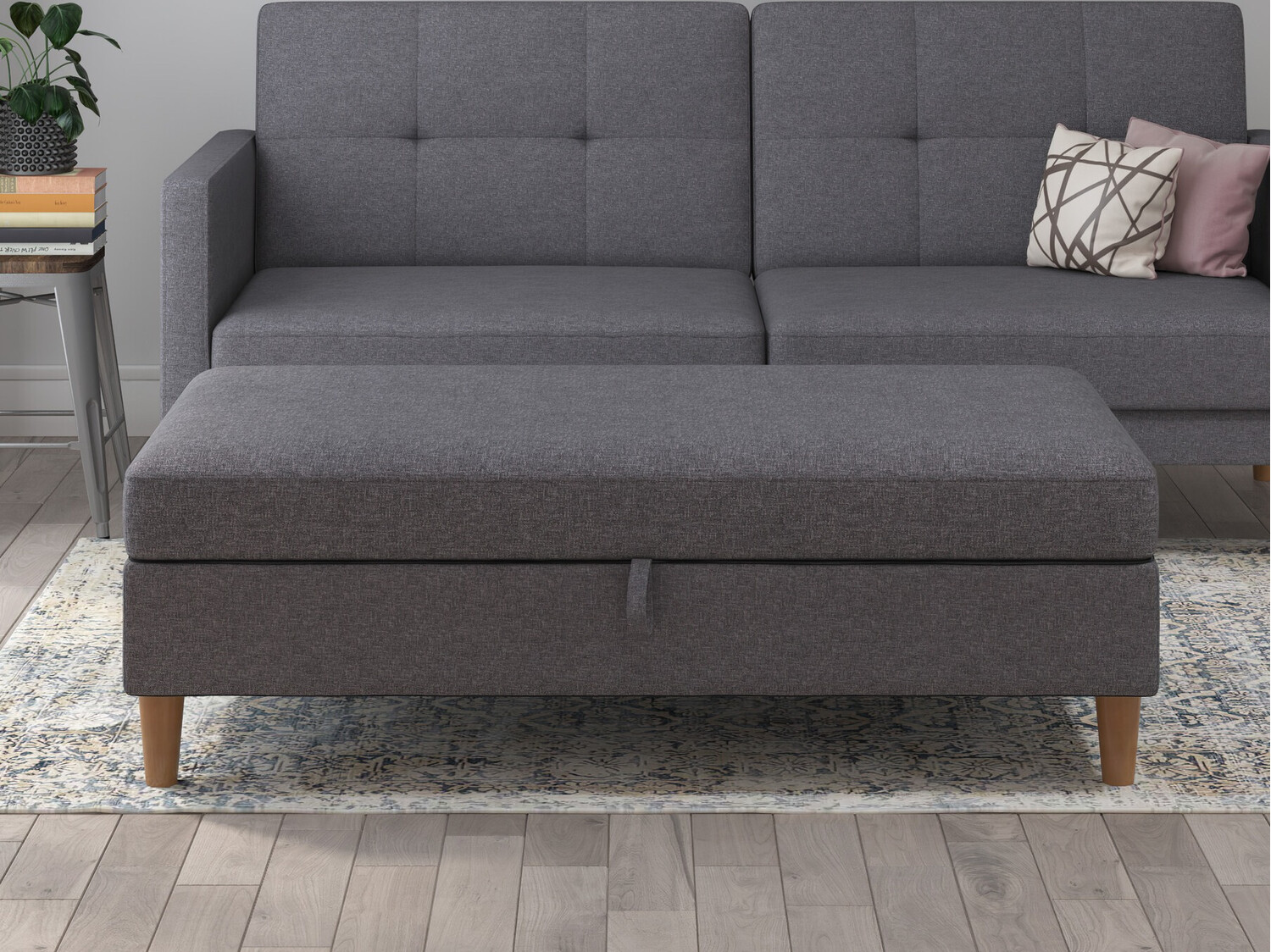 Mīkstais sols Denton 1180 (Tumši pelēks)