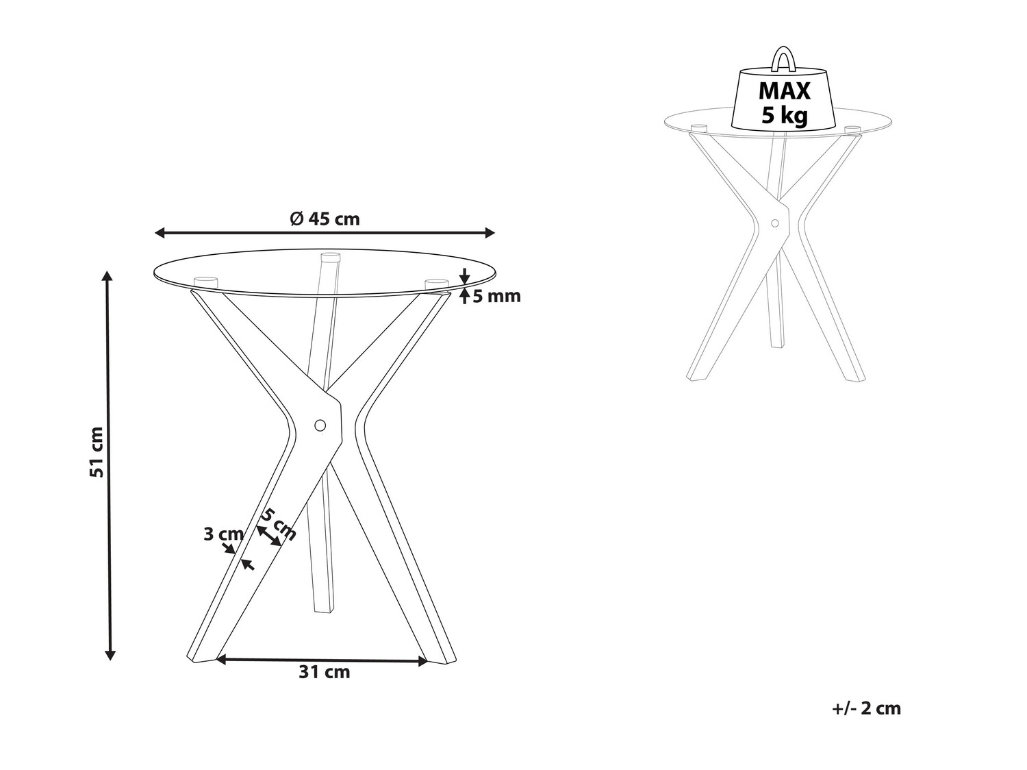 Кофейный столик Berwyn 539