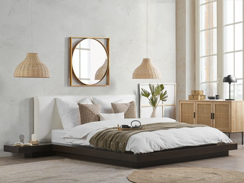 Кровать Berwyn 541 (Темное дерево) С тумбочками