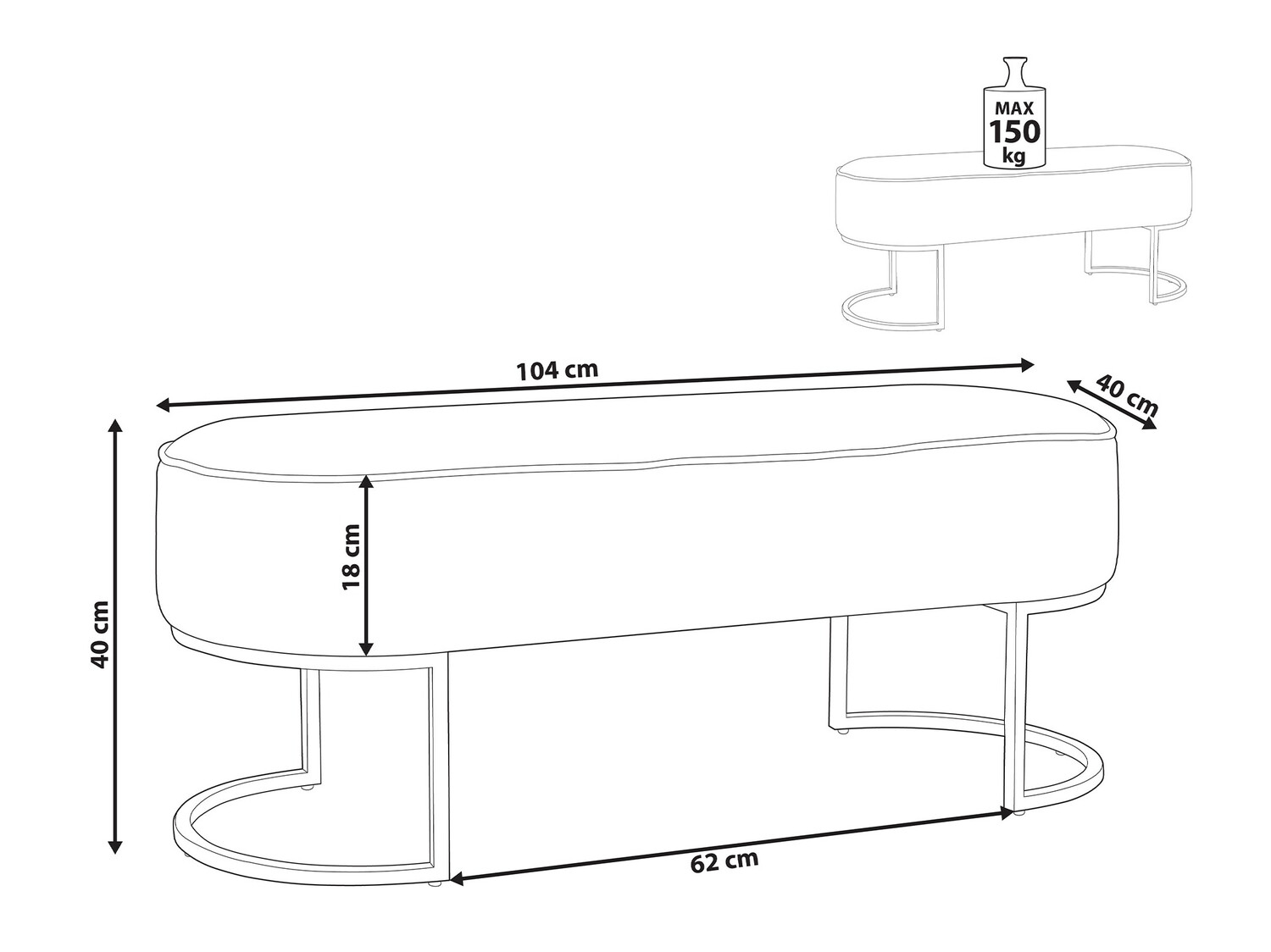 Mīkstais sols Berwyn 535 (Krēms)