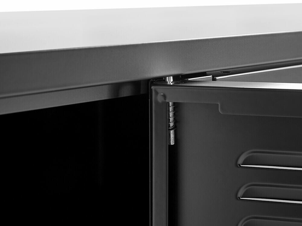 Skapis Sovelu 106 (Melns)