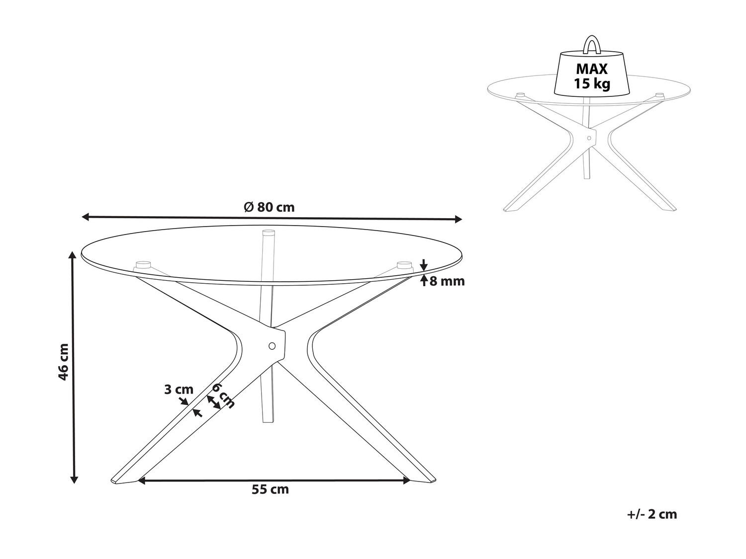 Журнальный столик Berwyn 538