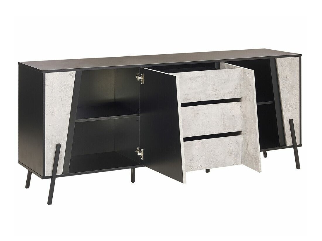 Kомод Berwyn 545 (Серый + Чёрный)