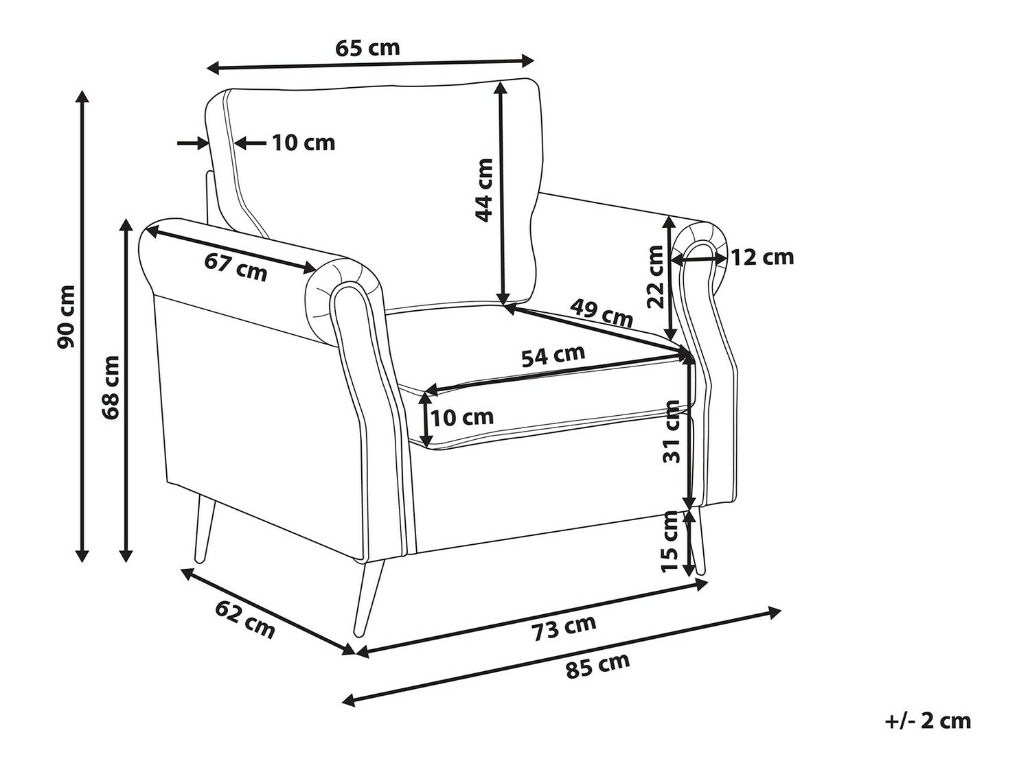 Krēsls Berwyn 546 (Tirkīzs)