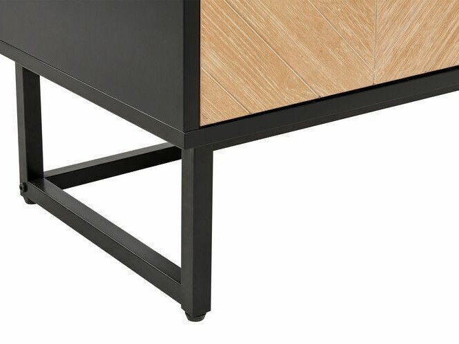 Skapis Berwyn 542 (Gaišs koks + Melns)