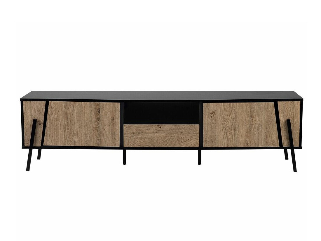 TV galds Berwyn 544 (Tumšs koks + Melns)