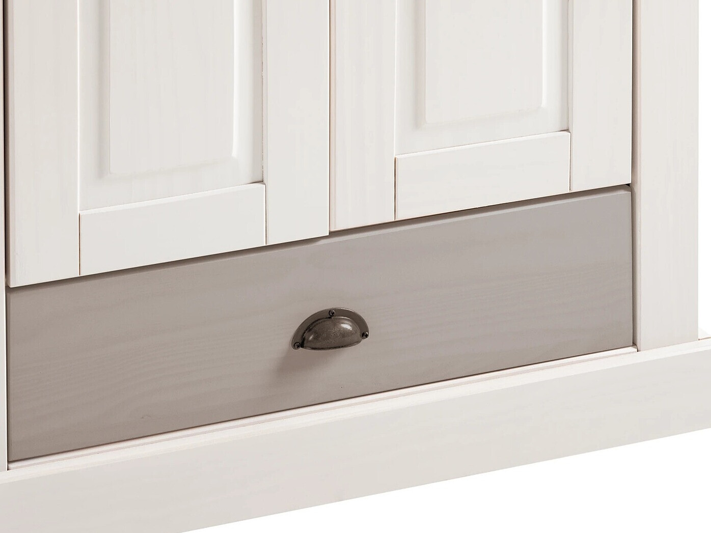 Skapis Etviri 109 (Balts + Pelēks)