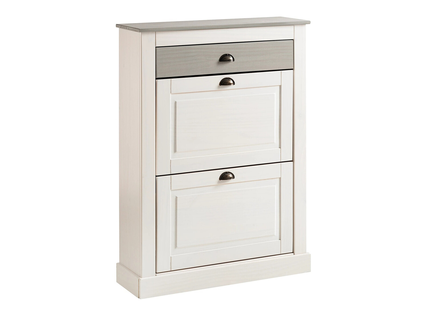 Тумба для обуви Etviri 110 (Белый + Серый)