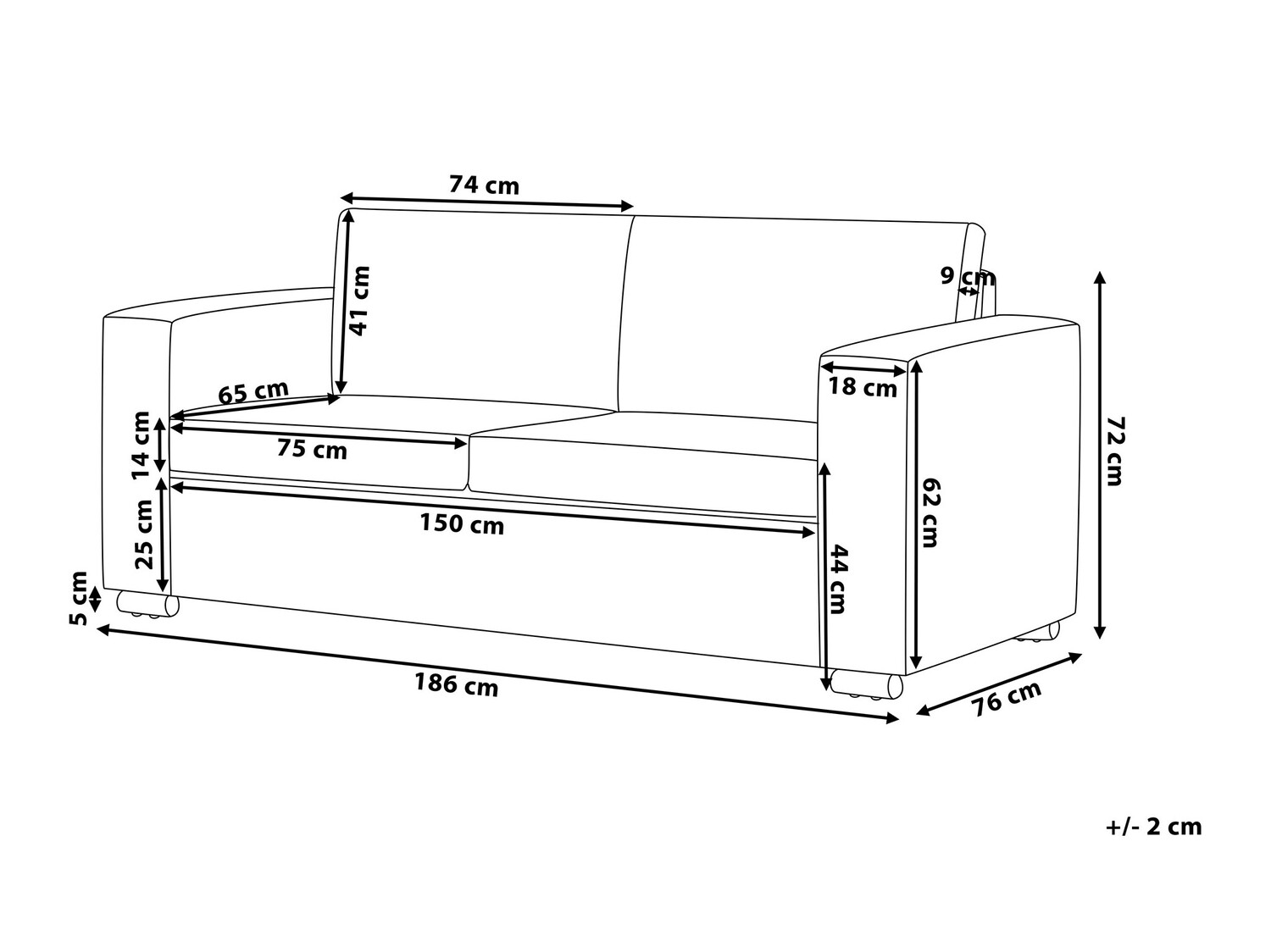 Диван Berwyn 576 (Белый)