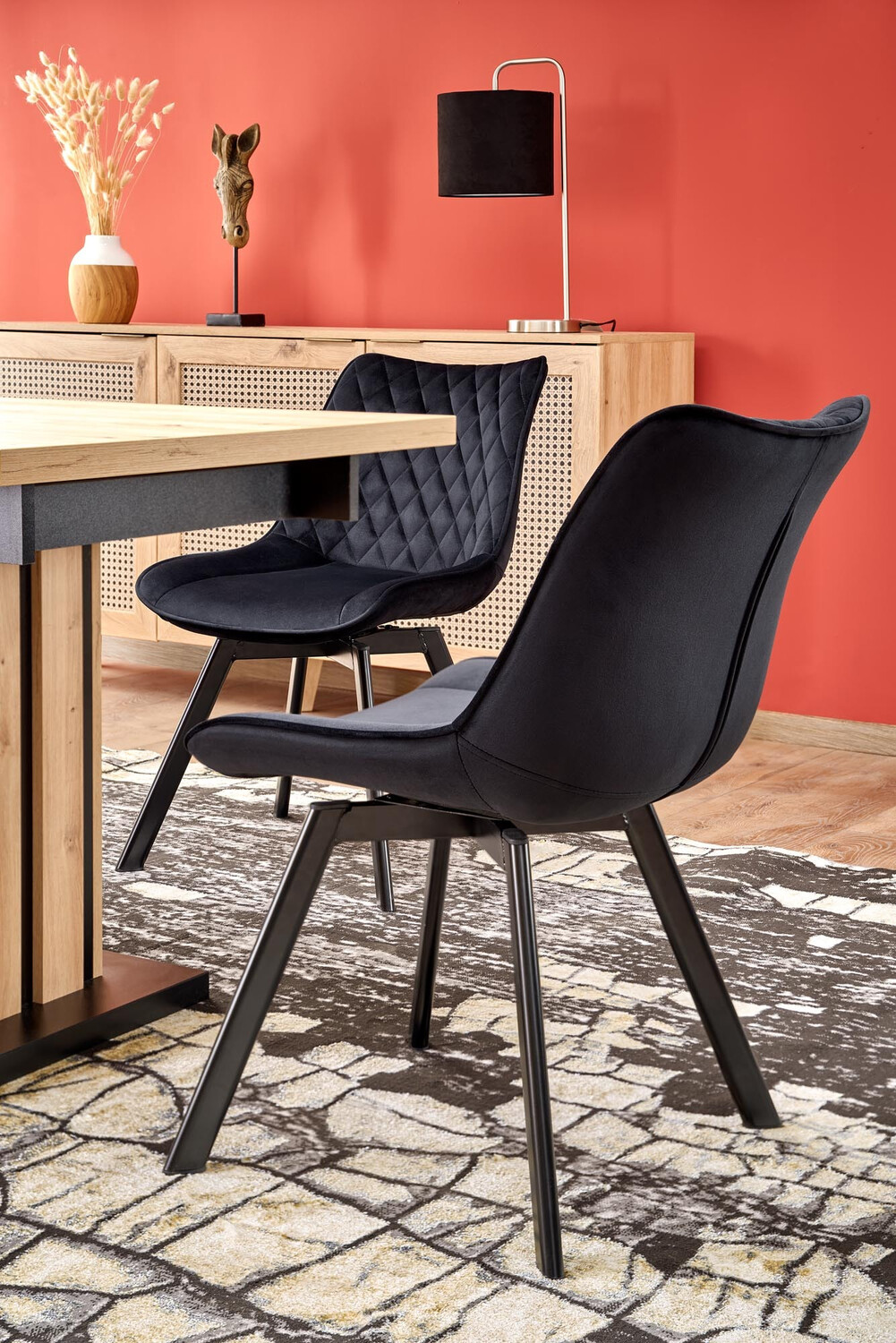 Krēsls Houston 1442 (Melns)