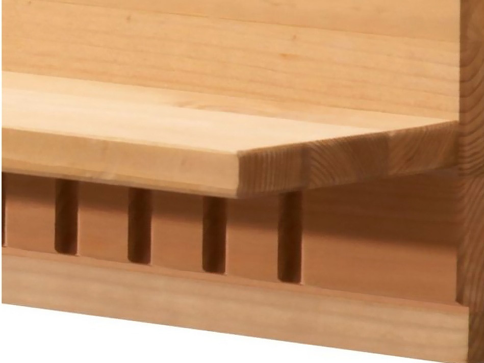 Настенная полка Elbelba 108 (Светло-коричневый)