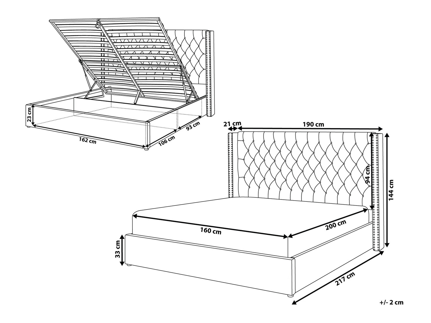Кровать Berwyn 584 (Бежевый)