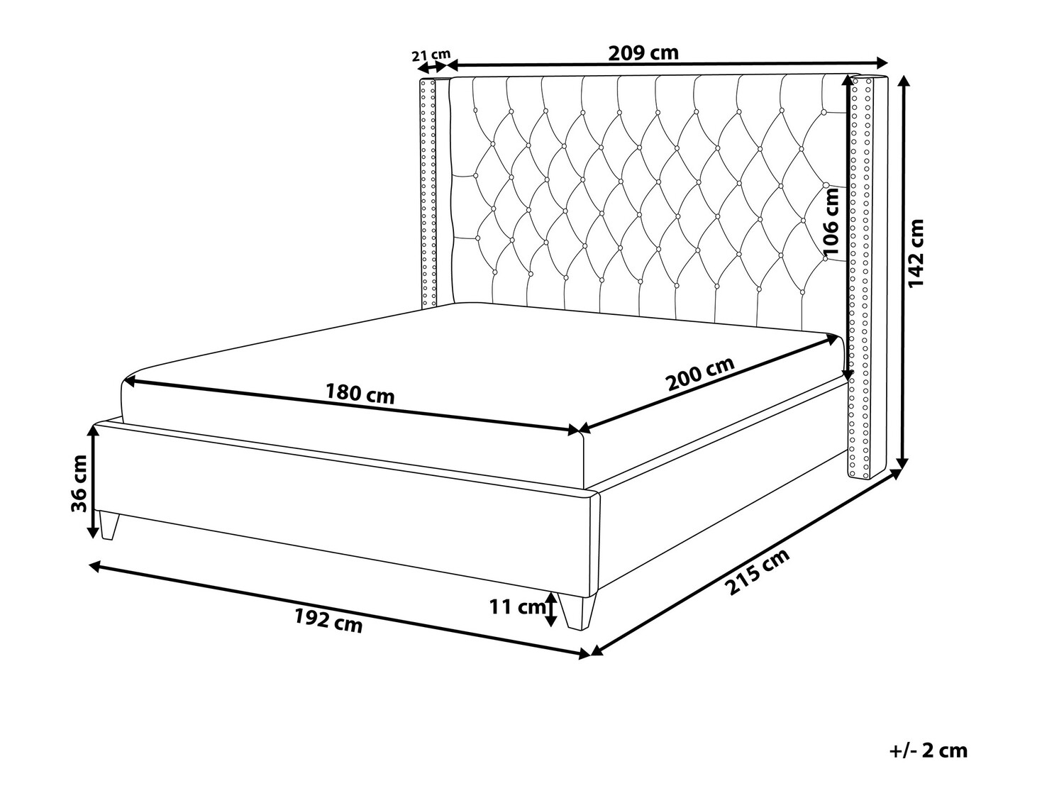 Кровать Berwyn 587 (Бежевый)