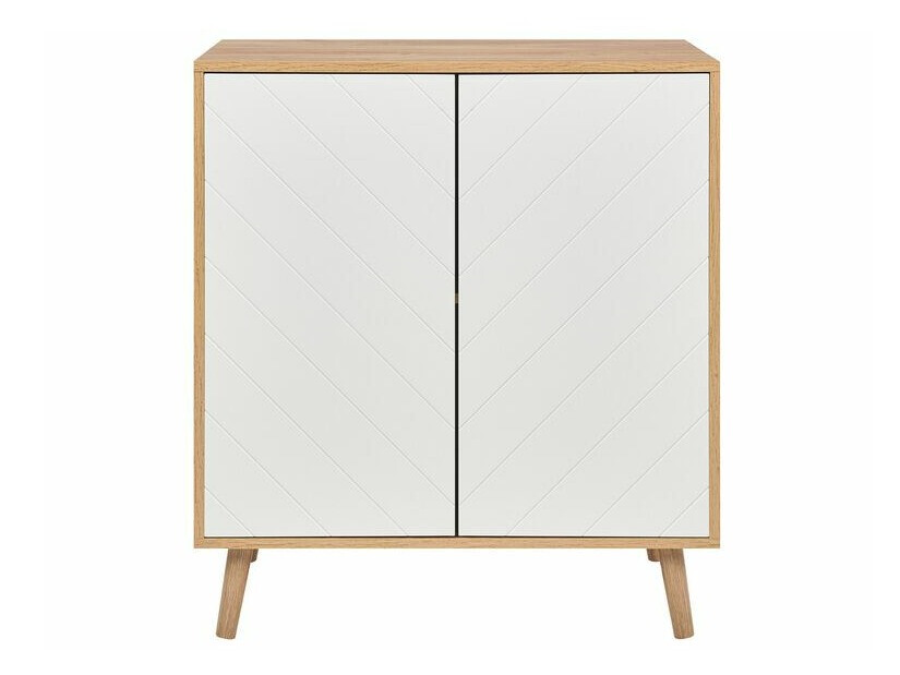 Skapis Berwyn 586 (Gaišs koks + Balts)