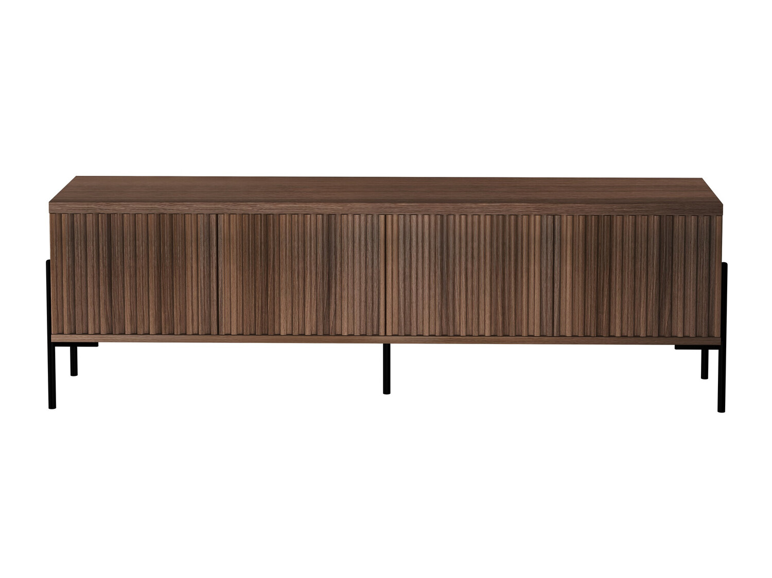 TV galds Denton 1188 (Melns + Rieksts)