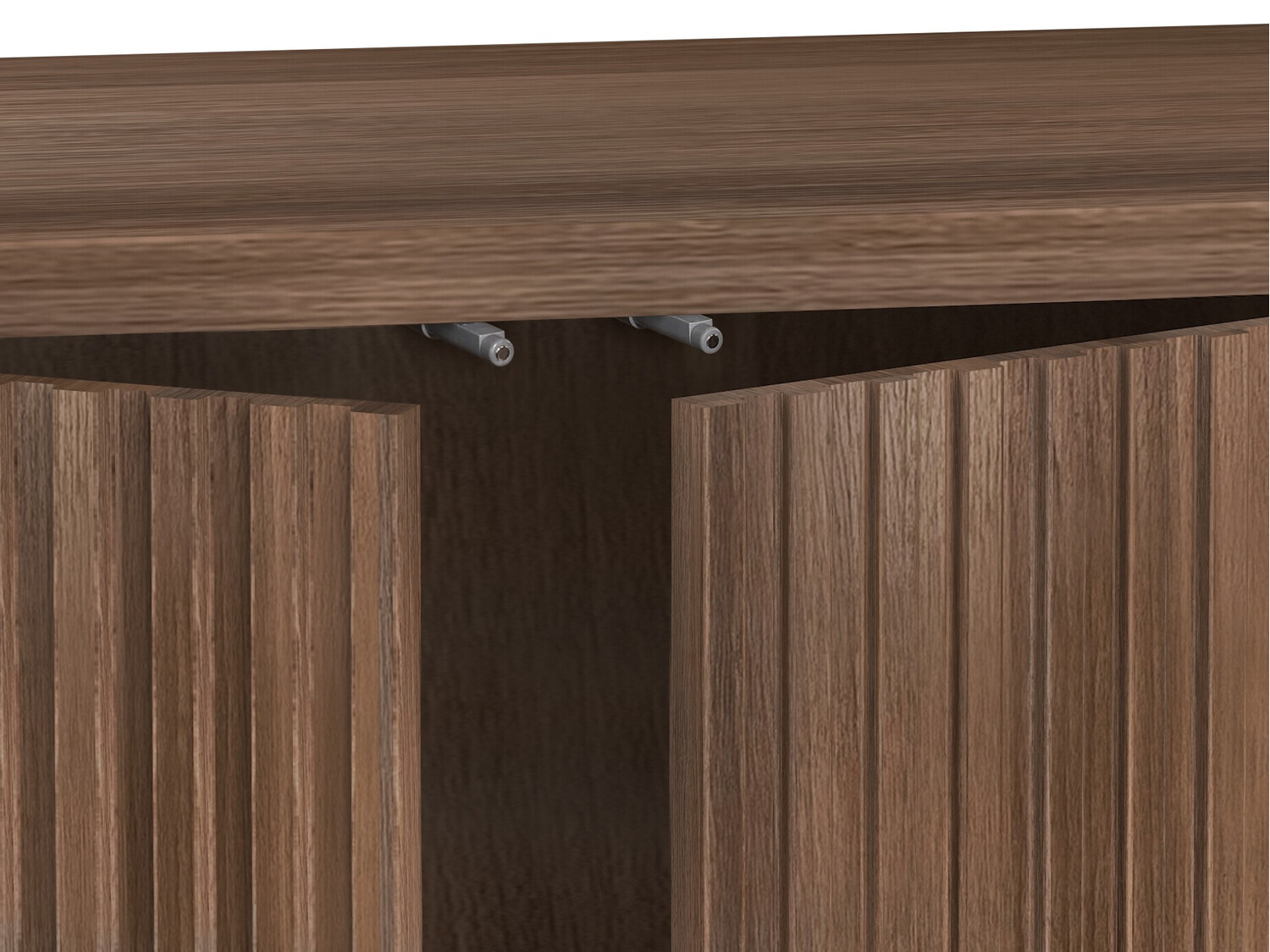 TV galds Denton 1188 (Melns + Rieksts)