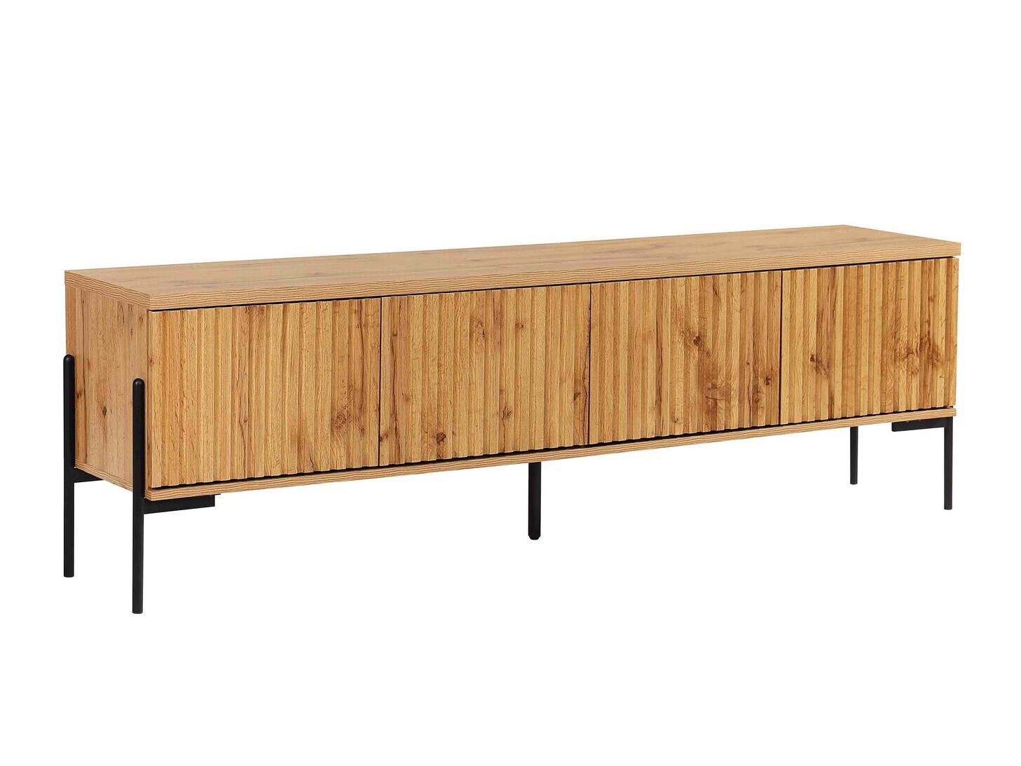 TV galds Denton 1188 (Melns + Votan ozols)