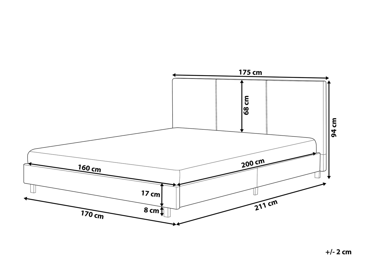 Кровать Berwyn 589 (Бежевый)