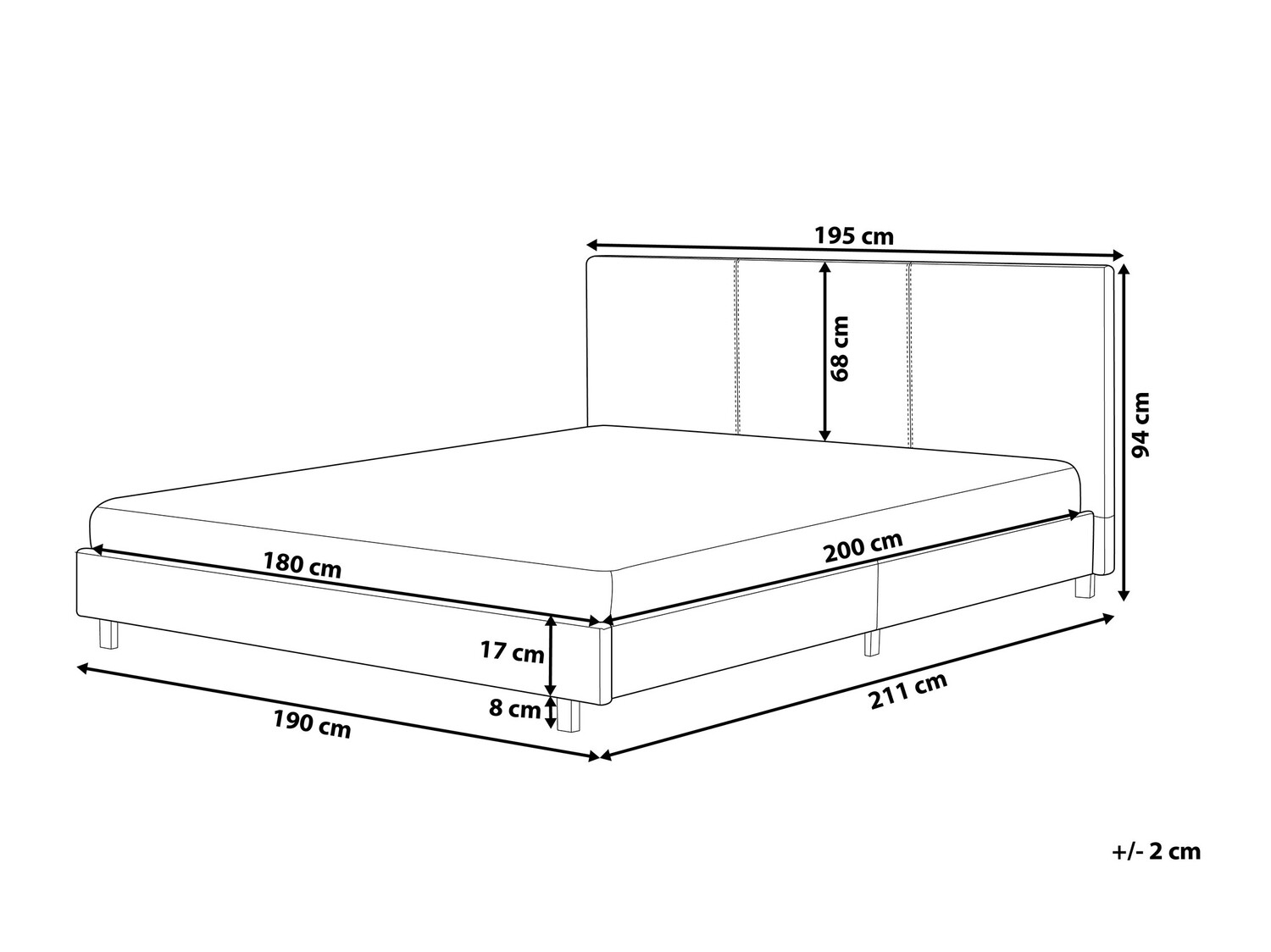 Кровать Berwyn 589 (Бежевый)