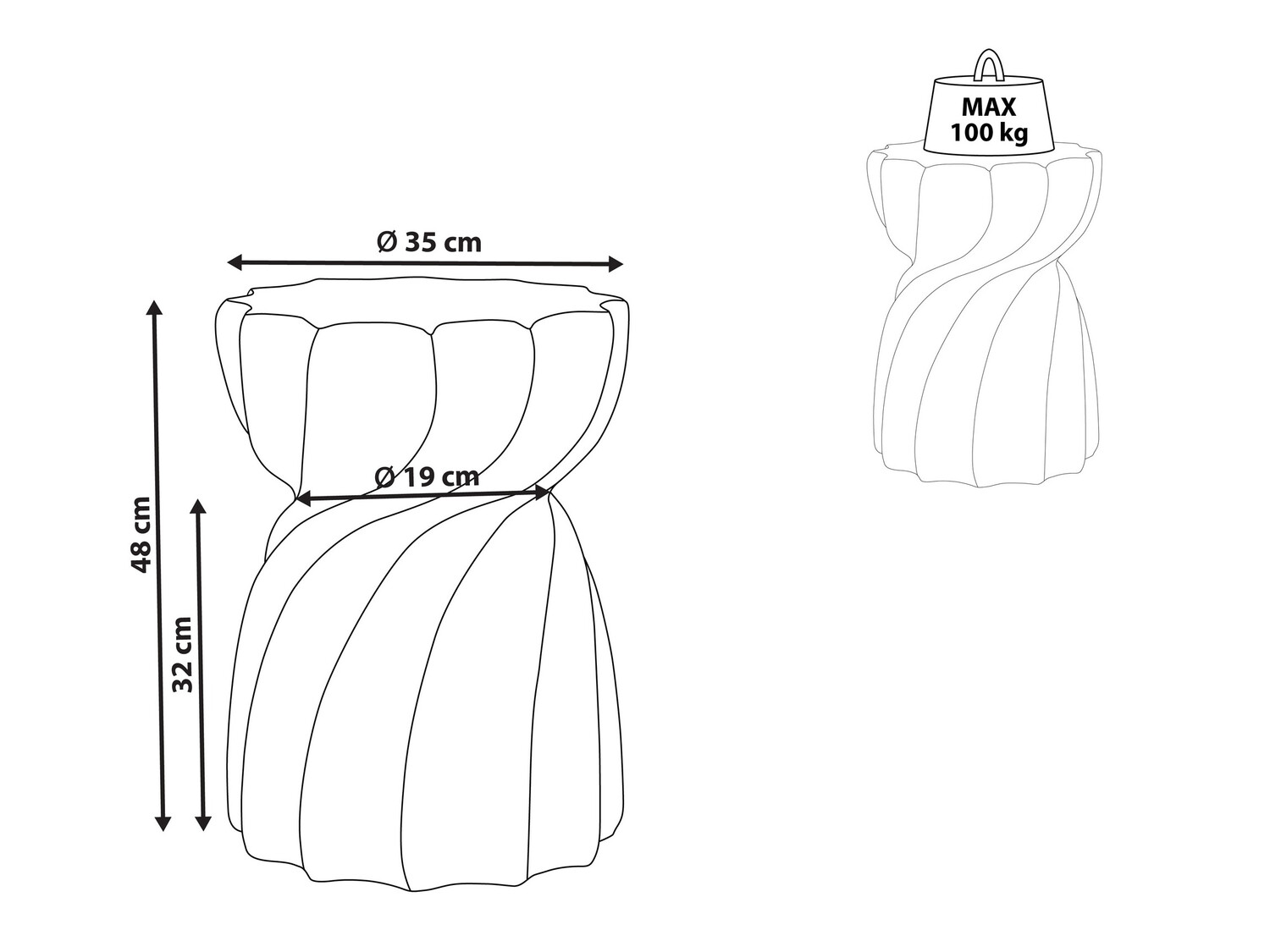 Kafijas galdiņš Berwyn 604