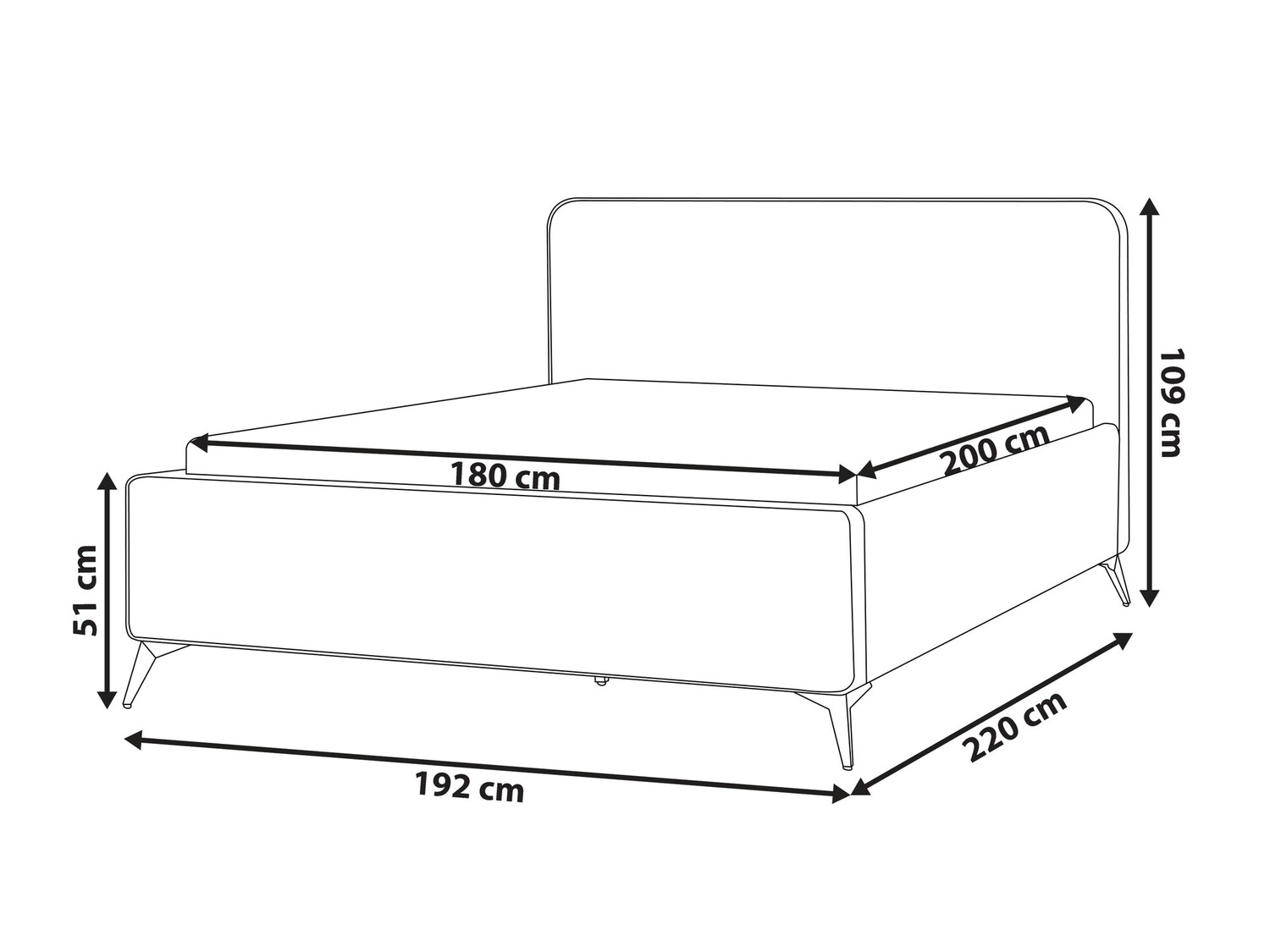 Кровать Berwyn 601 (Светло-серый)