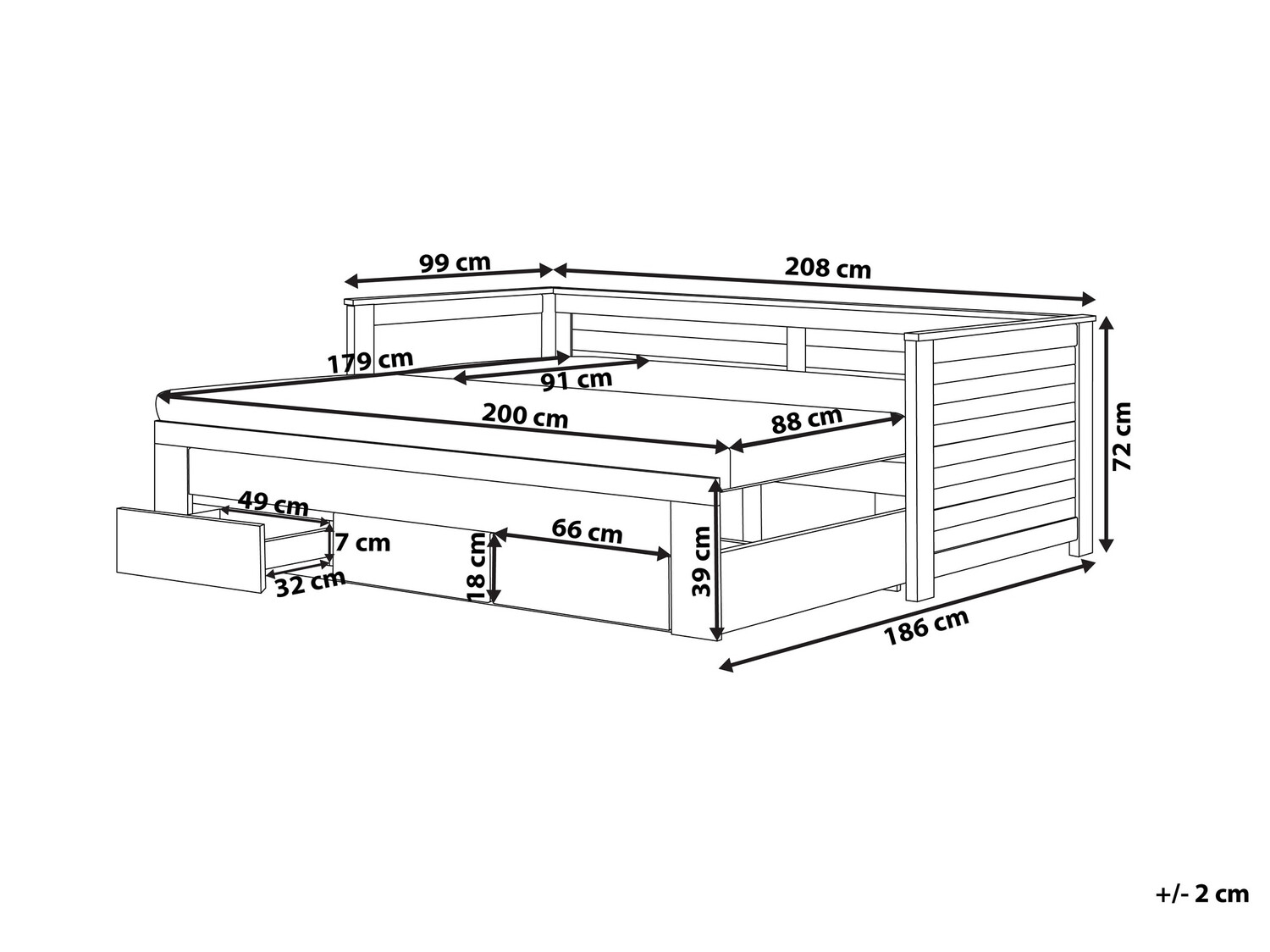 Кровать Berwyn 607 (Белый)