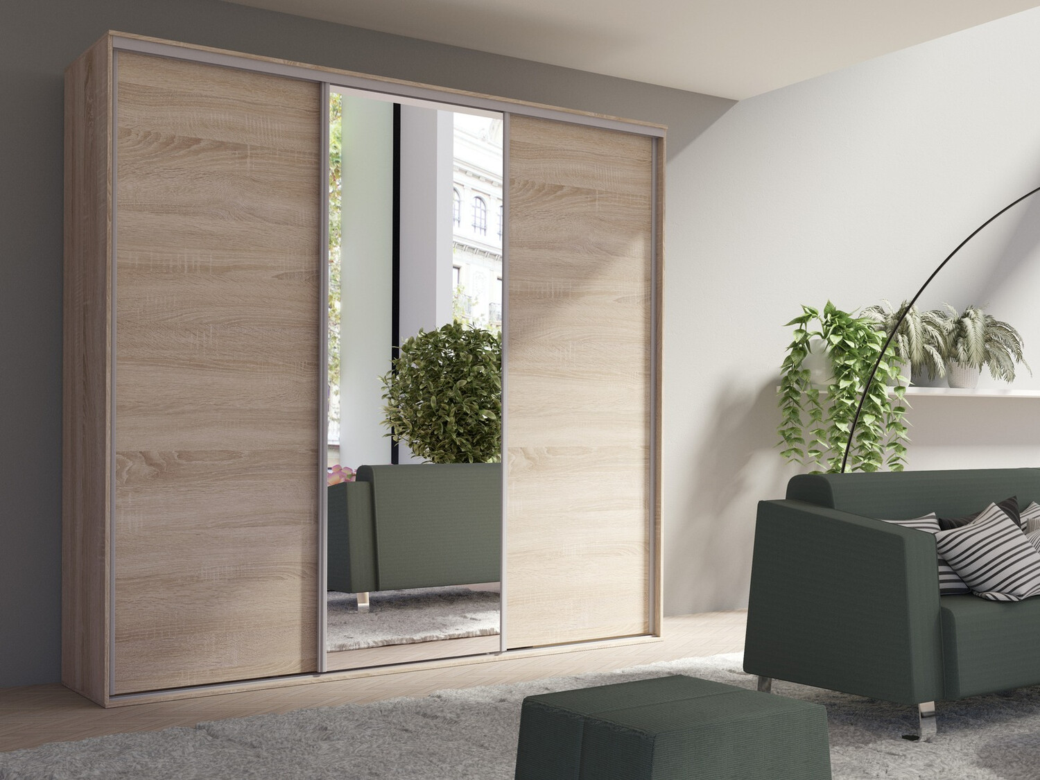 Skapis Murrieta 145 (Sonomas ozols)