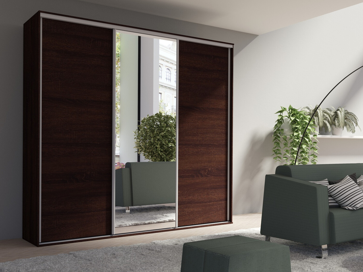 Skapis Murrieta 145 (Tumšais Sonoma ozols)