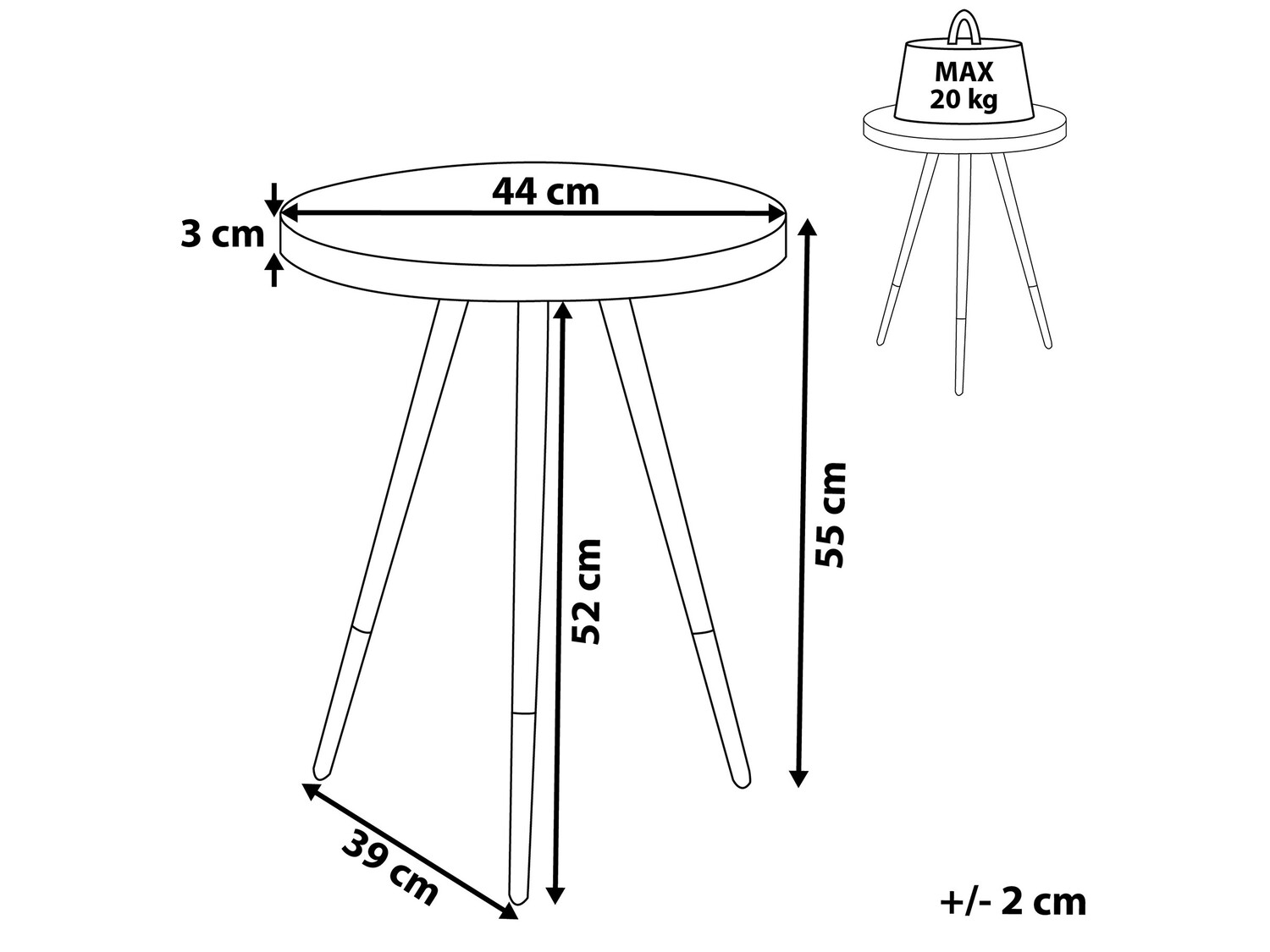 Kafijas galdiņš Berwyn 643 (Zelta + Balts marmors)