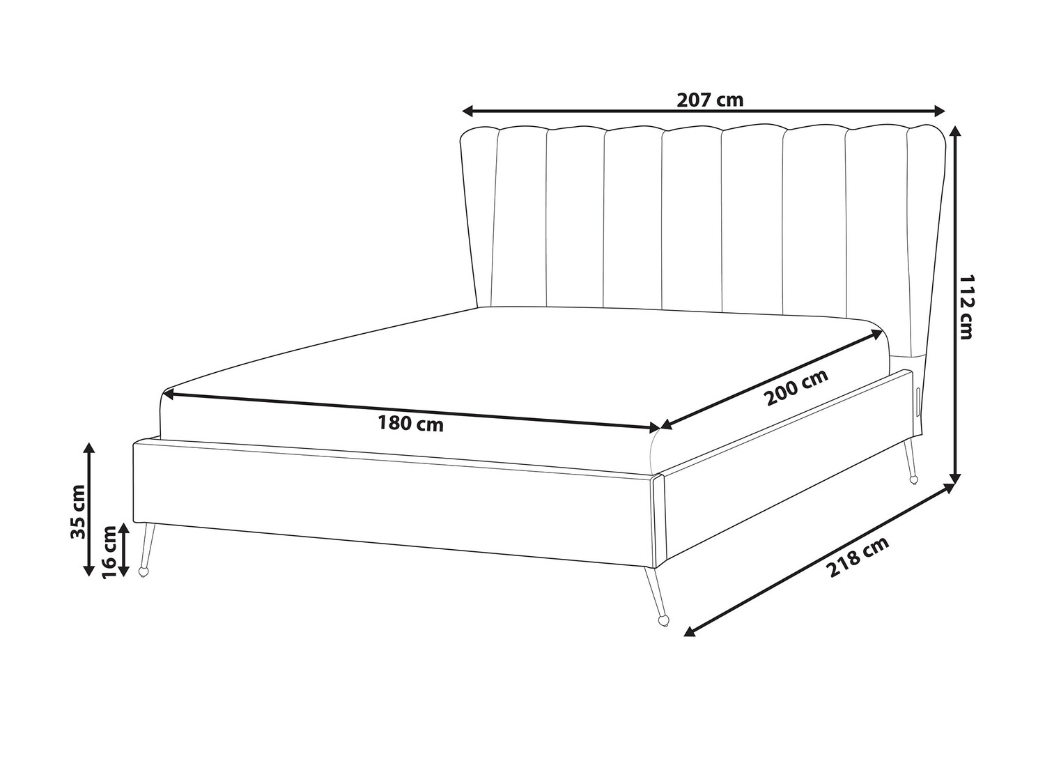 Кровать Berwyn 632 (Бежевый)