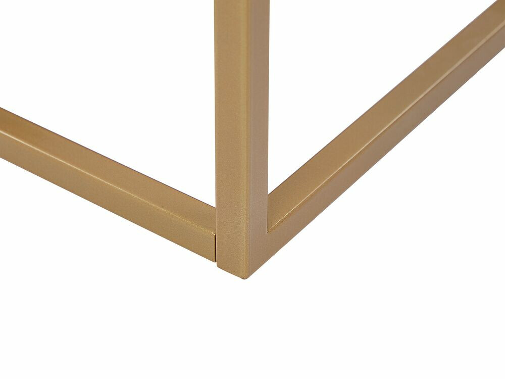 Журнальный столик Berwyn 638 (Золотой + Коричневый мрамор)