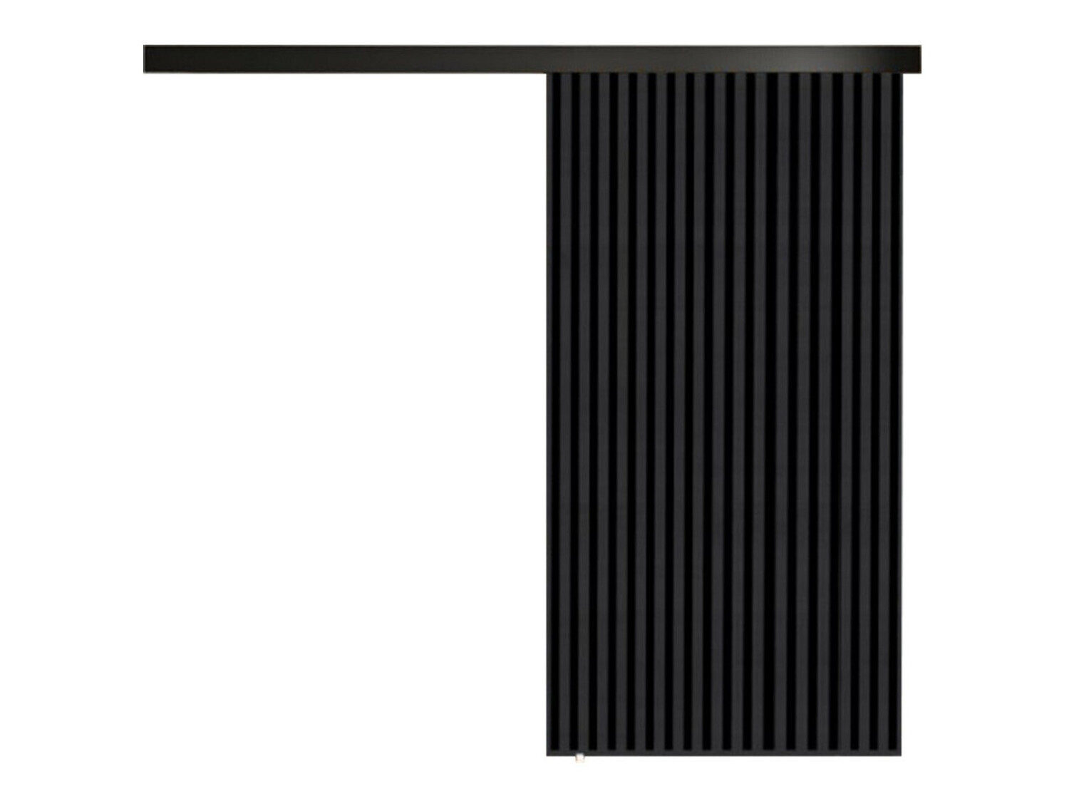 Bīdāmas durvis Dover 204 (Antracīts + Melns)